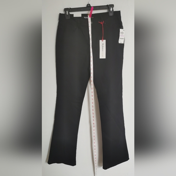 womens style & co tummy control modern boot super stretch mid rise jeans size 6 - Picture 7 of 9